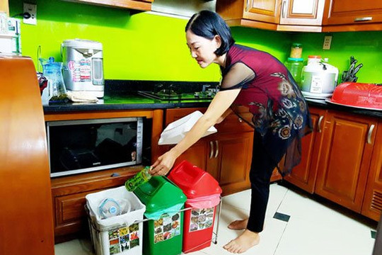 Thành phố Hải Dương: Thí điểm phân loại rác thải sinh hoạt