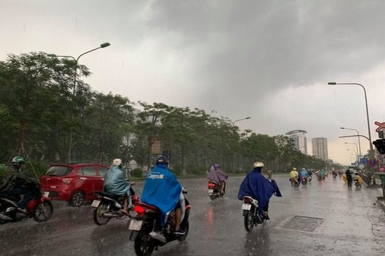 Thời tiết ngày 14/8: Bắc Bộ mưa dông rải rác, Đà Nẵng ngày nắng nóng