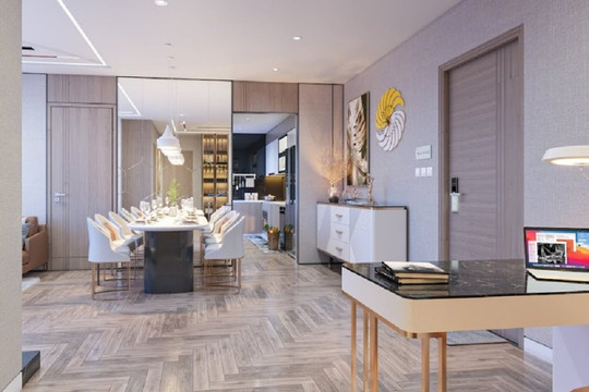 Chưa đầy 1 năm ra mắt, chung cư cao cấp The Sang Residence hoàn thiện căn hộ mẫu