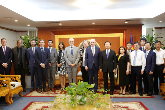 Việt Nam – CHLB Đức thúc đẩy hợp tác, chia sẻ kinh nghiệm quản lý tài nguyên, bảo vệ môi trường và ứng phó BĐKH