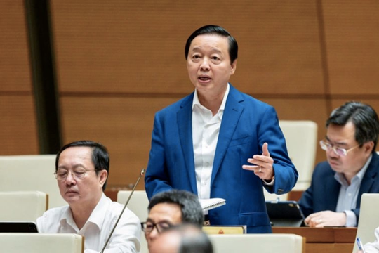 Bộ trưởng Bộ TN&MT Trần Hồng Hà làm rõ các vấn đề Đại biểu Quốc hội quan tâm 