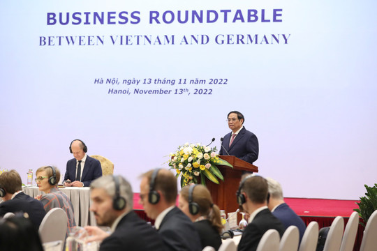 Thủ tướng Phạm Minh Chính: Hợp tác đầu tư – thương mại sẽ tiếp tục là trụ cột quan trọng trong quan hệ Việt Nam-Đức