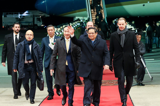 Thủ tướng Phạm Minh Chính bắt đầu thăm chính thức Luxembourg
