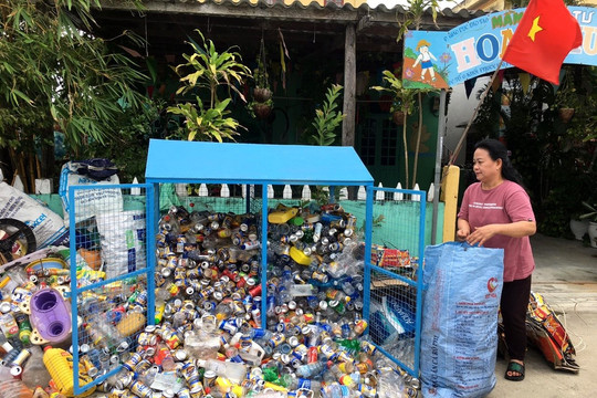 Hội An (Quảng Nam): “Ngôi nhà xanh” giảm thiểu rác thải nhựa giá trị thấp