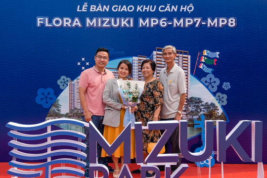 Bàn giao Flora Mizuki MP6-7-8 vượt tiến độ cam kết, Nam Long giữ vững chữ tín trong lòng khách hàng
