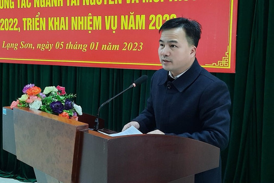 Ngành TN&MT Lạng Sơn triển khai nhiệm vụ năm 2023


