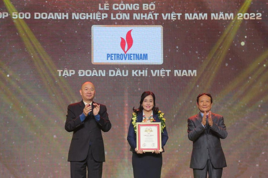 Petrovietnam khẳng định vị thế Top 3 doanh nghiệp lớn nhất Việt Nam