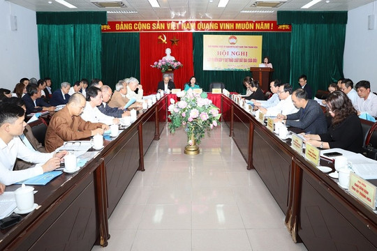 Ủy ban MTTQ Việt Nam tỉnh Thanh Hóa: Lấy ý kiến góp ý dự thảo Luật Đất đai (sửa đổi)