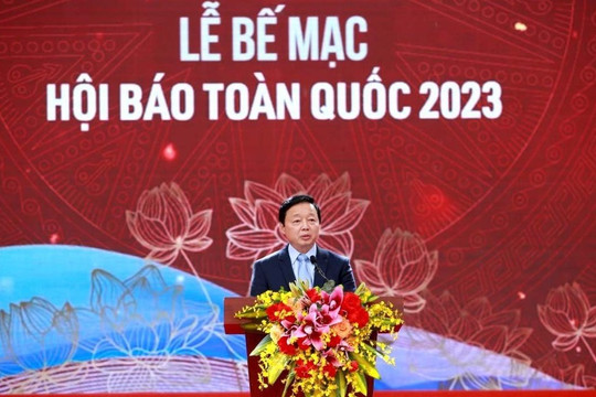 Phó Thủ tướng Trần Hồng Hà dự Lễ bế mạc Hội báo toàn quốc 2023