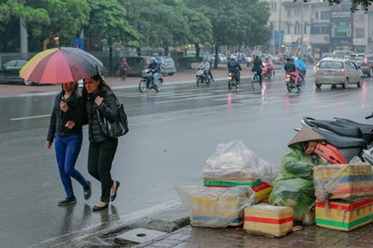 Dự báo thời tiết ngày 29/3, khu vực Bắc Bộ có mưa rào và dông rải rác