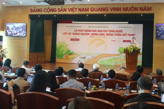 Phát động giải báo chí về "Nông nghiệp, nông dân, nông thôn Việt Nam" năm 2023