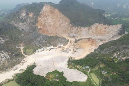 Nông Cống (Thanh Hóa): Cần xử lý nghiêm nhiều sai phạm tại mỏ đá của Doanh nghiệp Hồng Ngọc