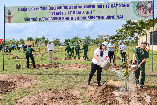 Vedan hưởng ứng chương trình trồng 1 tỷ cây xanh “Vì một Việt Nam xanh”  tại Đồng Nai