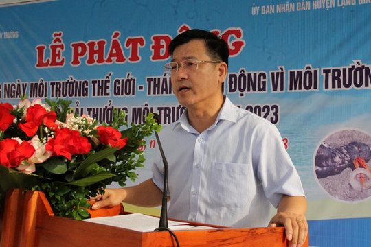 Bắc Giang: Tổ chức lễ phát động hưởng ứng Ngày Môi trường thế giới 2023