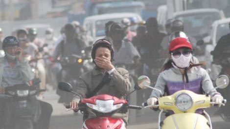 Hạn chế hoạt động của xe máy nhằm giảm thiểu ô nhiễm không khí
