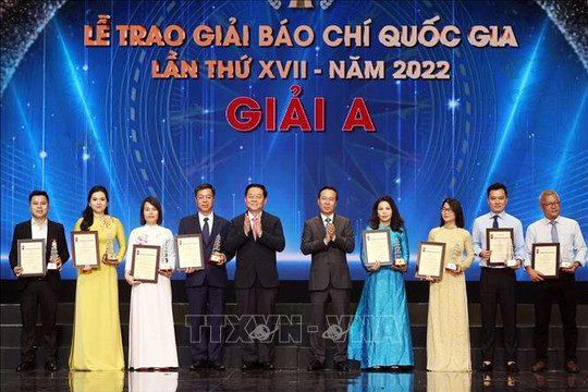 Lễ trao Giải Báo chí Quốc gia lần thứ XVII - năm 2022