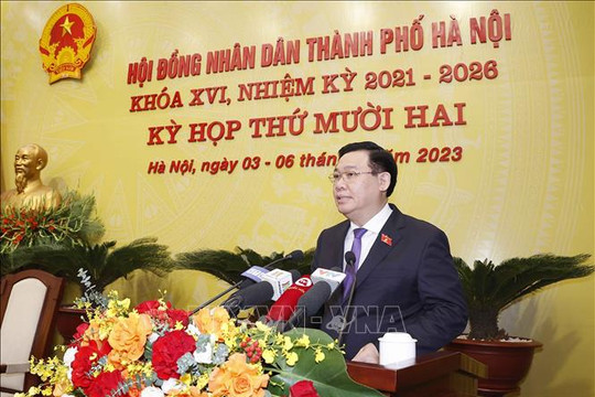 Chủ tịch Quốc hội Vương Đình Huệ: Phát triển Hà Nội đồng đều, toàn diện, bền vững