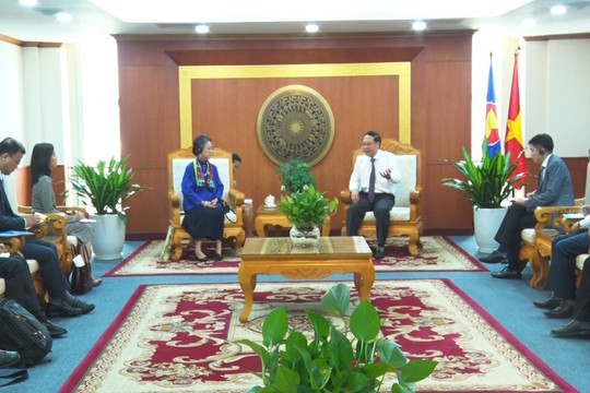 Thứ trưởng Lê Công Thành tiếp Phó Tổng thư ký Liên Hợp quốc