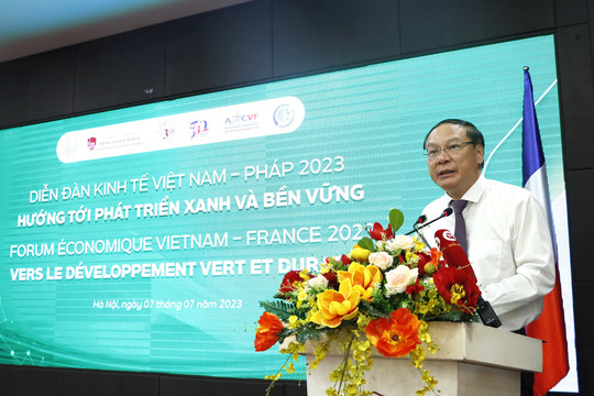 Thứ trưởng Bộ TN&MT Lê Công Thành dự "Diễn đàn Kinh tế Việt Nam - Pháp 2023"