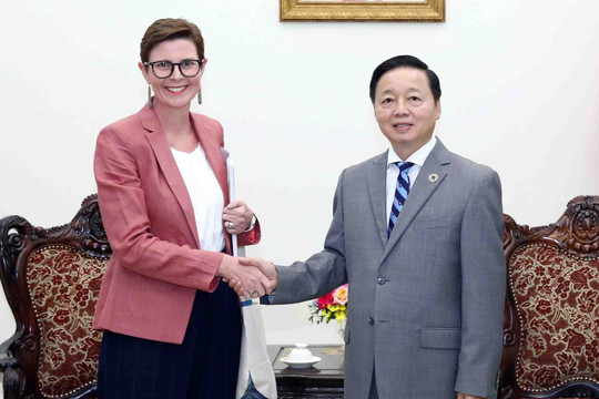 Phó Thủ tướng Trần Hồng Hà tiếp Trưởng đại diện Tổ chức Y tế Thế giới tại Việt Nam