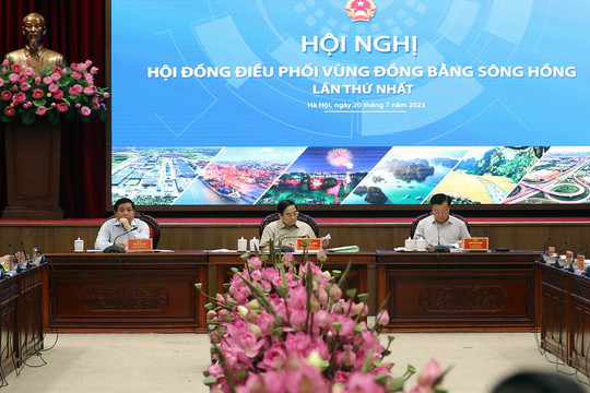 Thủ tướng Phạm Minh Chính chủ trì Hội nghị Hội đồng điều phối Vùng Đồng bằng sông Hồng