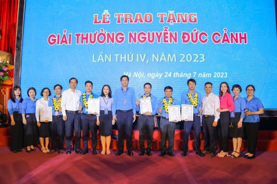 5 người lao động Dầu khí nhận Giải thưởng Nguyễn Đức Cảnh lần thứ IV