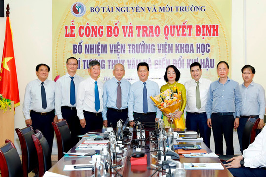 PGS.TS Phạm Thị Thanh Ngà giữ chức Viện trưởng Viện Khoa học Khí tượng Thủy văn và Biến đổi Khí hậu