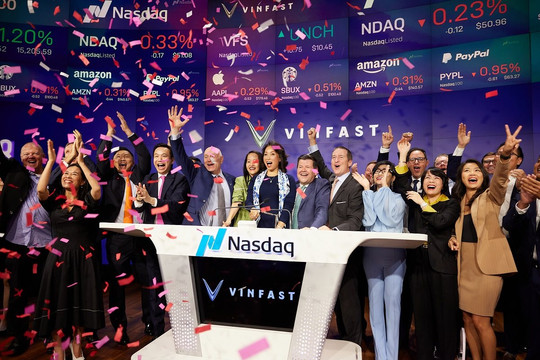 VinFast chính thức niêm yết trên Nasdaq với vốn hoá hơn 23 tỷ USD