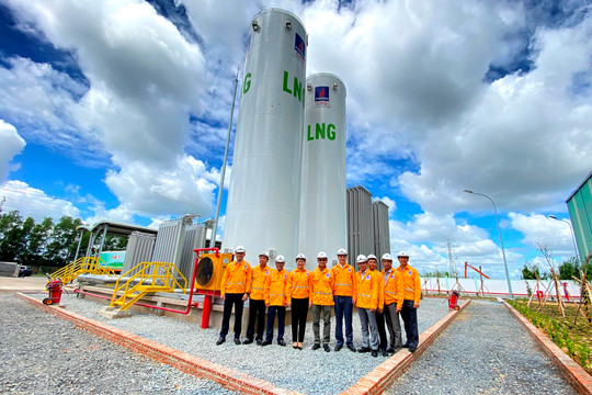 PV GAS sẵn sàng chạy thử Trạm nạp LNG cho xe bồn tại Long An