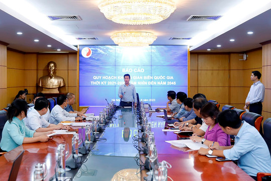 Bộ trưởng Đặng Quốc Khánh chủ trì cuộc họp về Quy hoạch không gian biển quốc gia thời kỳ 2021-2030, tầm nhìn đến năm 2045