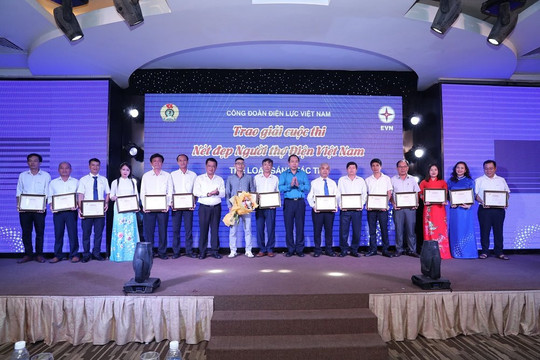 EVNNPT giành giải Nhì toàn đoàn cuộc thi “Nét đẹp người thợ điện Việt Nam”