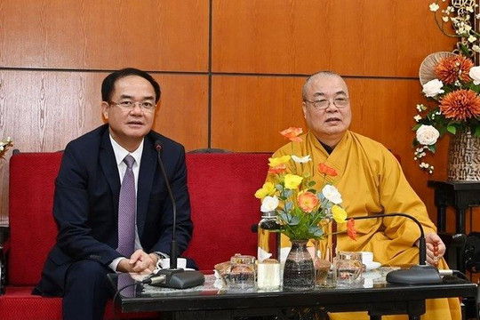 Thứ trưởng Vũ Chiến Thắng chúc mừng Giáo hội Phật giáo Việt Nam nhân đại lễ Vu lan