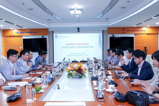 PV GAS và Tập đoàn Sumitomo trao đổi hợp tác phát triển chuỗi dự án điện khí LNG