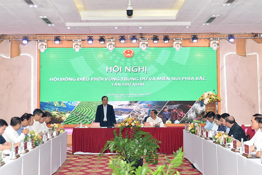 Phó Thủ tướng Trần Lưu Quang chủ trì hội nghị thứ nhất Hội đồng điều phối vùng trung du, miền núi phía bắc