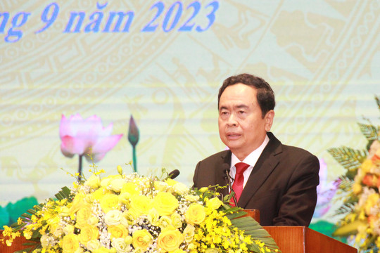 Phó Chủ tịch Thường trực Quốc hội Trần Thanh Mẫn dự tuyên dương điển hình làm theo lời Bác tại Yên Bái