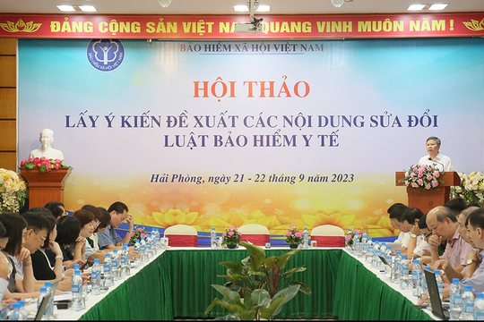 Lấy ý kiến đề xuất các nội dung sửa đổi Luật BHYT