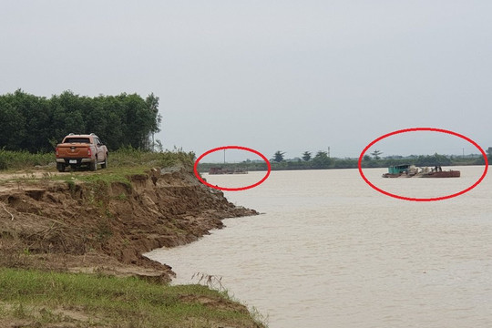 Nghệ An: Nỗi lo sạt lở bờ sông Lam