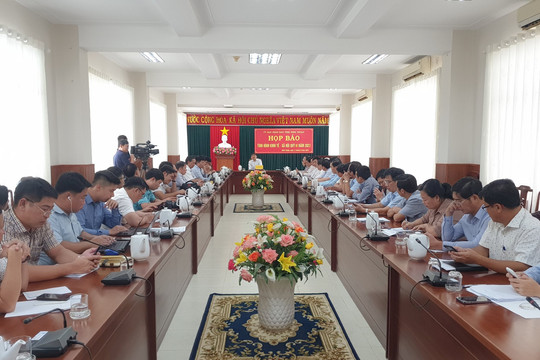 Ninh Thuận: Họp báo tình hình kinh tế - xã hội 9 tháng đầu năm 2023