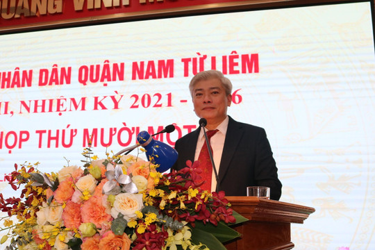 Hà Nội: Đồng chí Mai Trọng Thái được bầu là Chủ tịch UBND quận Nam Từ Liêm
