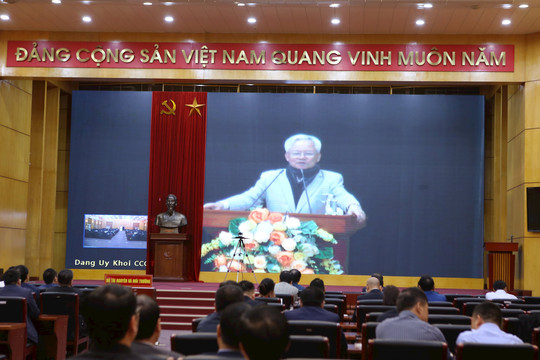 Quán triệt nội dung cuốn sách của Tổng Bí thư Nguyễn Phú Trọng đến toàn thể Đảng viên Khối các cơ quan Trung ương