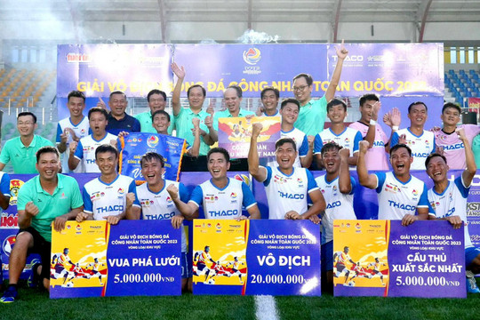 Đội tuyển Công đoàn Dầu khí Việt Nam sẵn sàng cho Vòng chung kết Giải vô địch bóng đá công nhân toàn quốc 2023