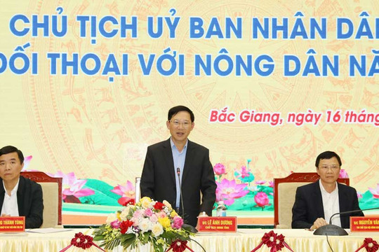Bắc Giang: Đối thoại với nông dân để hoàn thiện cơ chế, chính sách