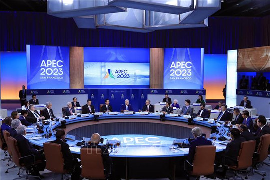 Chủ tịch nước Võ Văn Thưởng dự Đối thoại giữa các Nhà lãnh đạo APEC với khách mời
