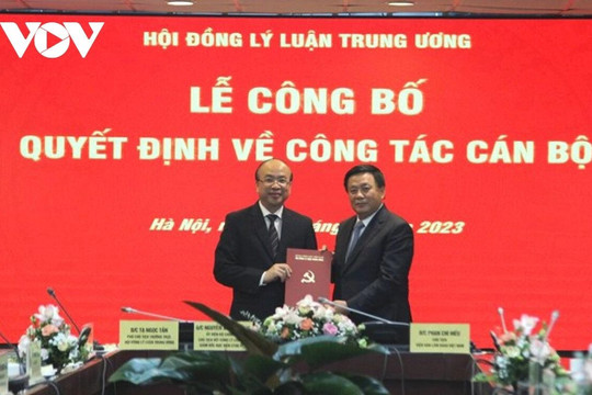Đề xuất cơ chế hợp tác giữa Hội đồng Lý luận Trung ương và Viện Hàn lâm Khoa học xã hội Việt Nam