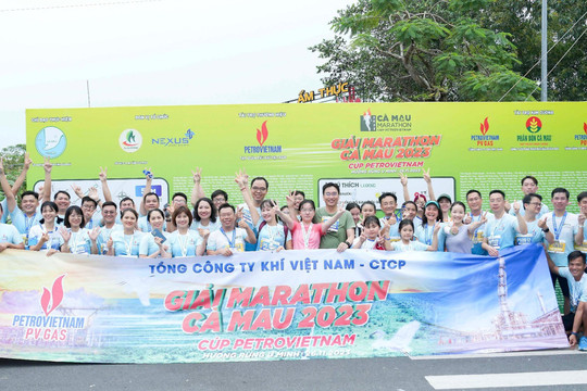 PV GAS đạt thành tích cao tại Giải Marathon Cà Mau 2023 - Cup Petrovietnam