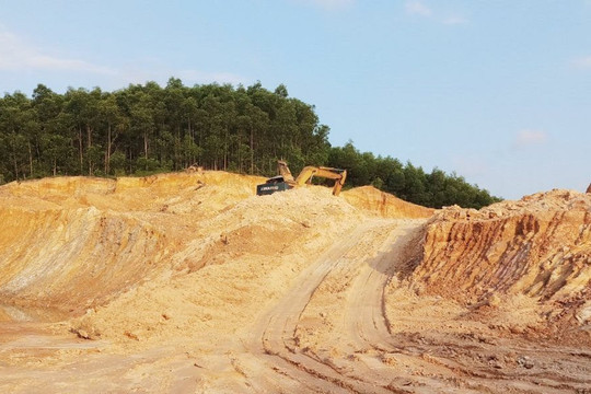 Thừa Thiên – Huế: Thu hồi đất 3 mỏ khoáng sản làm vật liệu san lấp