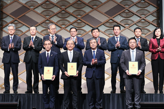 Các đối tác Việt Nam - Nhật Bản trao 30 thỏa thuận hợp tác