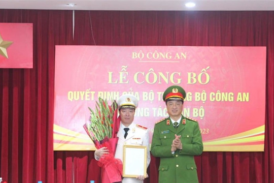Thiếu tướng Nguyễn Ngọc Cương giữ chức Cục trưởng Cục Cảnh sát Quản lý hành chính về trật tự xã hội