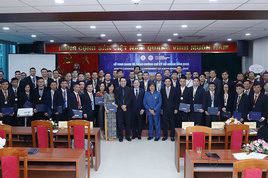 83 kỹ sư trong EVN là Kỹ sư chuyên nghiệp ASEAN năm 2023