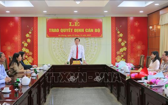Ông Lê Văn Phước tạm thời điều hành hoạt động của UBND tỉnh An Giang